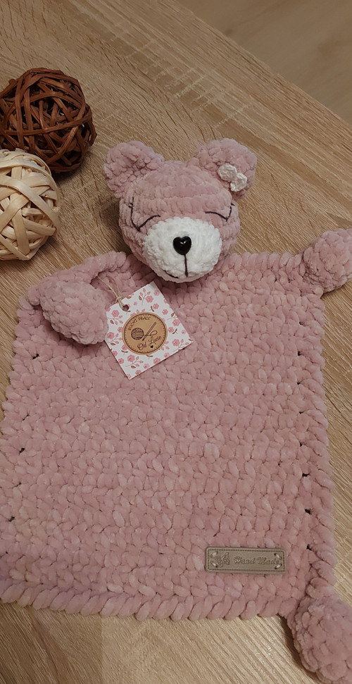 Muchláček Medvídek- Starorůžový — foto 3