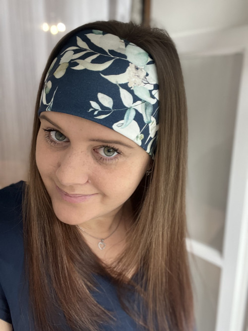 Úpletová hladká ČELENKA Eukalyptus — foto 2