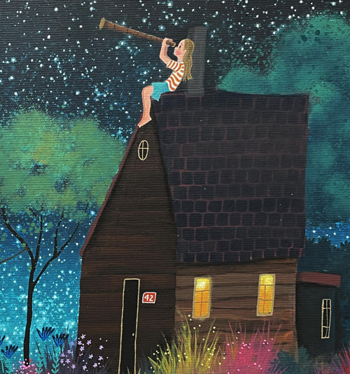 Daleko od lidí - 40x40cm — foto 2