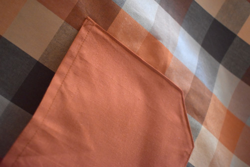 Cihlová sada kanafas zástěra + 2 chňapky — foto 3