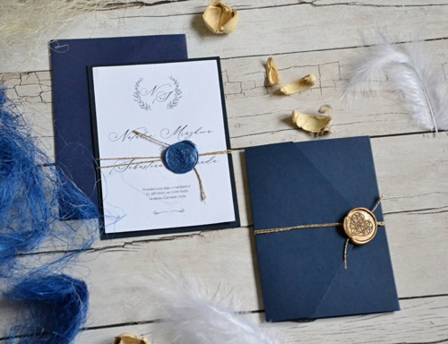 Svatební oznámení Monogram — foto 3