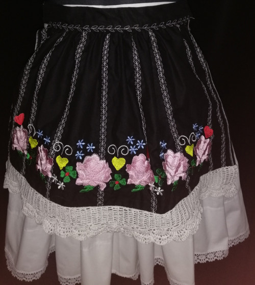 Zástěrka, zástěra ke kroji, folklor. — foto 3