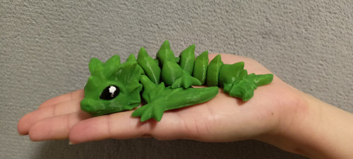 Malý Dráček - 12 cm - 3D Tisk — foto 2