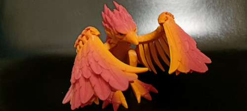 Flexi Bájný Fénix - 21 cm - 3D tisk — foto 2