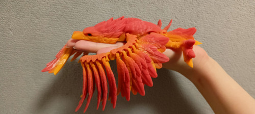 Flexi Bájný Fénix - 21 cm - 3D tisk — foto 4