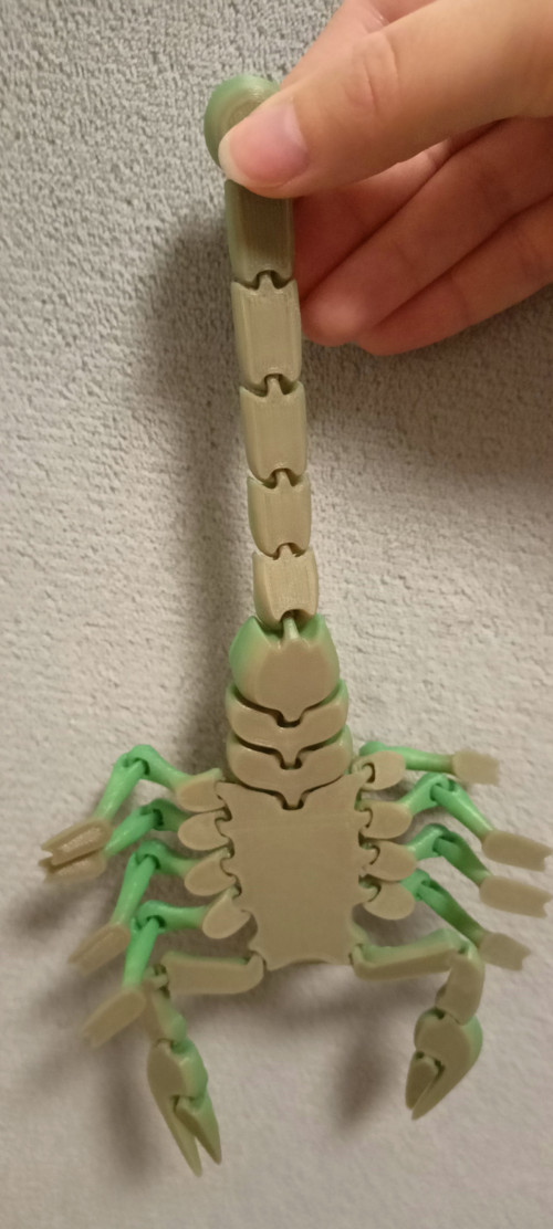 Flexi Štír - 17 cm - 3D tisk — foto 3