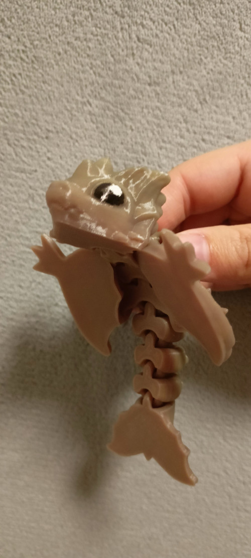 Malý Dráček - 12 cm - 3D Tisk — foto 3
