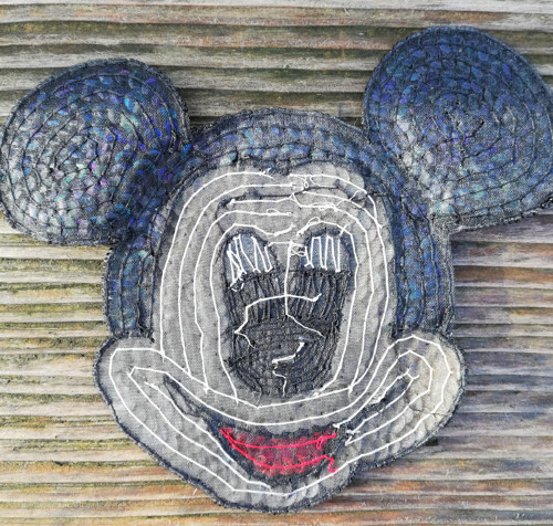 Vintage nášivka, aplikace Mickey Mouse. — foto 3