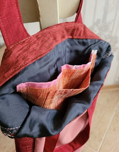 Nákupní taška červená — foto 2