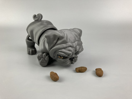 Mopsík Barney - 11 cm, 3D tisk — foto 2