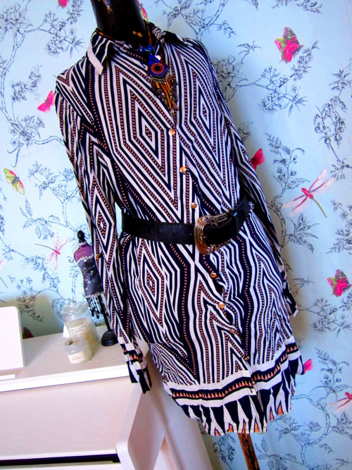 Šaty košilovky boho look — foto 2