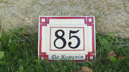 Keramické domovní číslo — foto 2