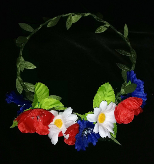 Věneček, čelenka do vlasů, kroj, folklor. — foto 3