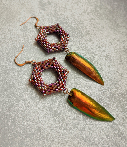 Náušnice Hexotic Cinnabar — foto 5
