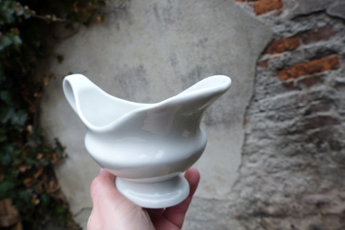 Křenová...porcelánový omáčník — foto 3