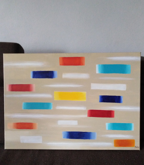 Obraz Traffic 50x70 cm abstrakce — foto 3