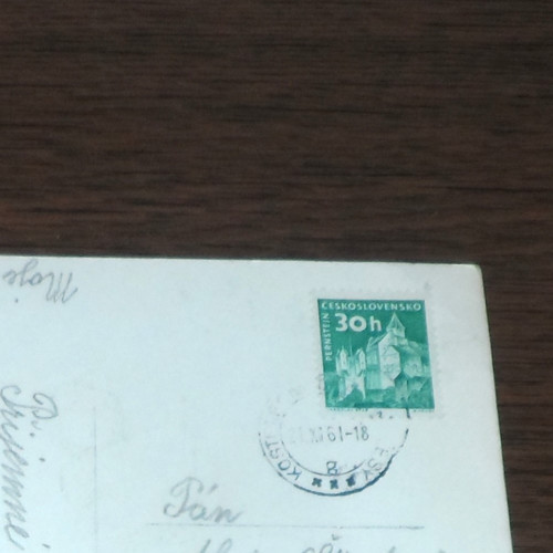 Vánoční POHLEDNICE, Vánoce, 1961 — foto 2