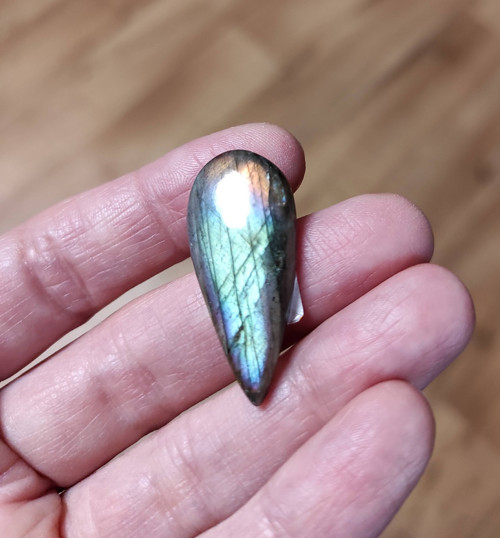 Labradorit, ID 2737, 33x15 mm — foto 2
