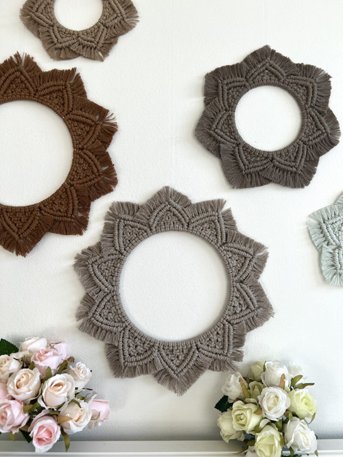 Macrame mandala L (36cm) — foto 3