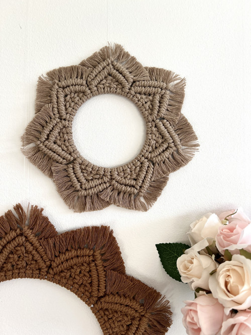 Macrame mandala XS (18cm) — foto 6