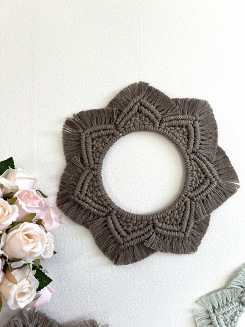Macrame mandala XS (18cm) — foto 5