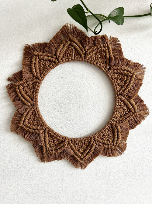Macrame mandala XS (18cm) — foto 3