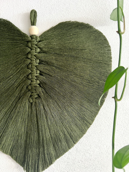 Macrame lístek L — foto 3