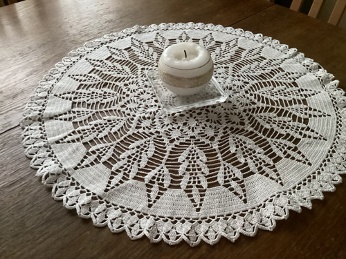Kulatá háčkovaná dečka — foto 3