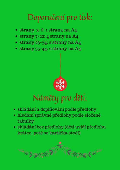 Vánoce, prostorová orientace — foto 2