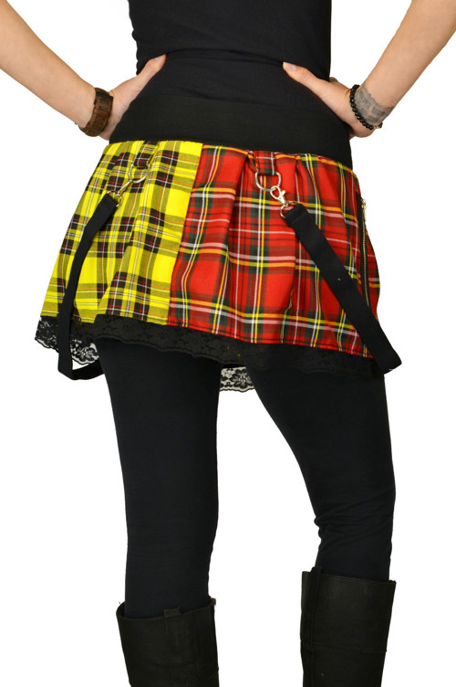 Sukně PUNK pružný pas — foto 2
