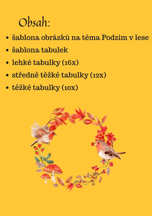 Podzim v lese, prostorová orientace — foto 5