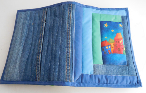Džíny a patchwork - obal na knihu — foto 3