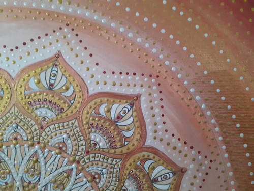MANDALA ORIENT zlatě zdobená — foto 3