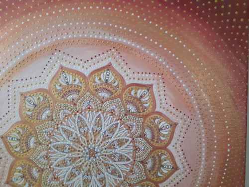 MANDALA ORIENT zlatě zdobená — foto 4