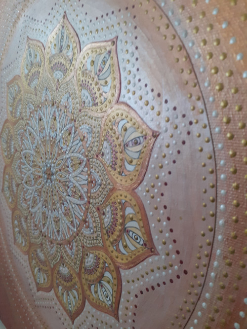 MANDALA ORIENT zlatě zdobená — foto 2