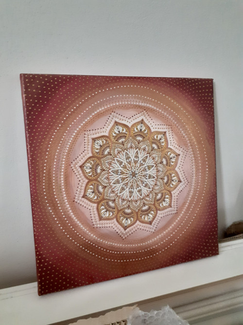 MANDALA ORIENT zlatě zdobená — foto 5