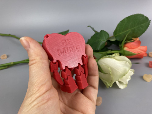 Mini srdcař Herbert - červený, 3D tisk — foto 3