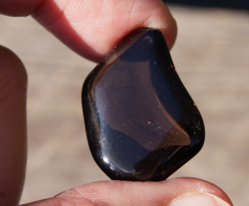Obsidián kouřový (28 mm) J8568 — foto 3