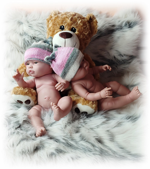 Čepička s oušky melírová. č.135/5 — foto 4
