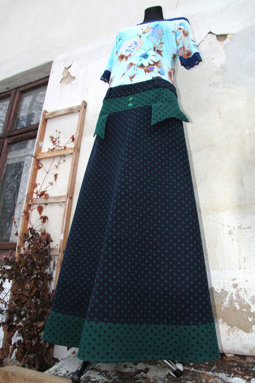 Zimní vlněná sukně — foto 2