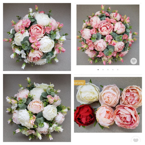 Cylindr pivoňka a eustoma — foto 2