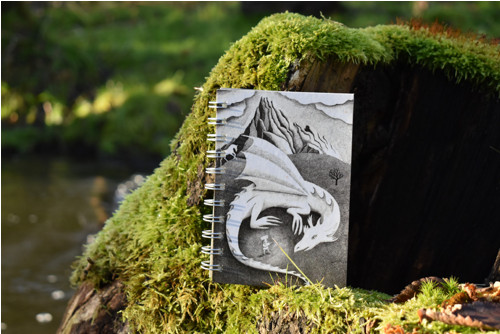 Notes větší Bílý drak — foto 3