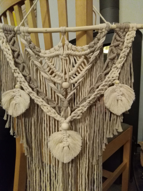 Macramé Romantic v přírodních tónech — foto 3