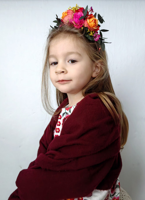 Dětská FRIDA čelenka ""barvy léta" — foto 2