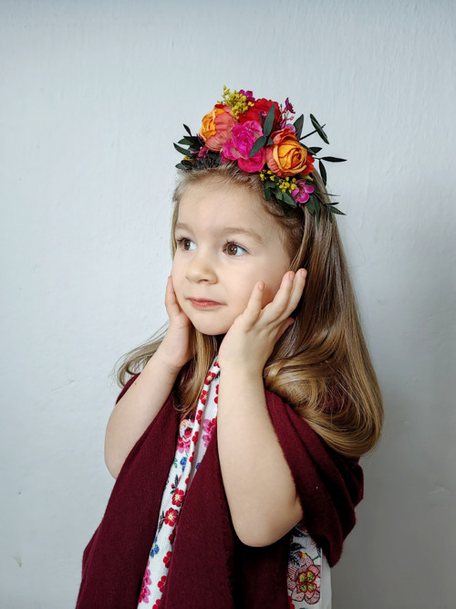 Dětská FRIDA čelenka ""barvy léta" — foto 3