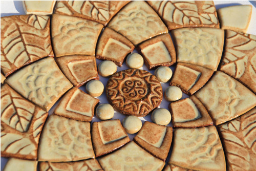 Mandala z keramických komponentů 22 — foto 2