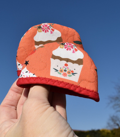 Mini chňapky - Cupcaky v oranžové — foto 5