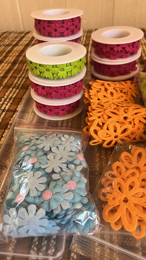 Textilní přízdoby na látku — foto 3