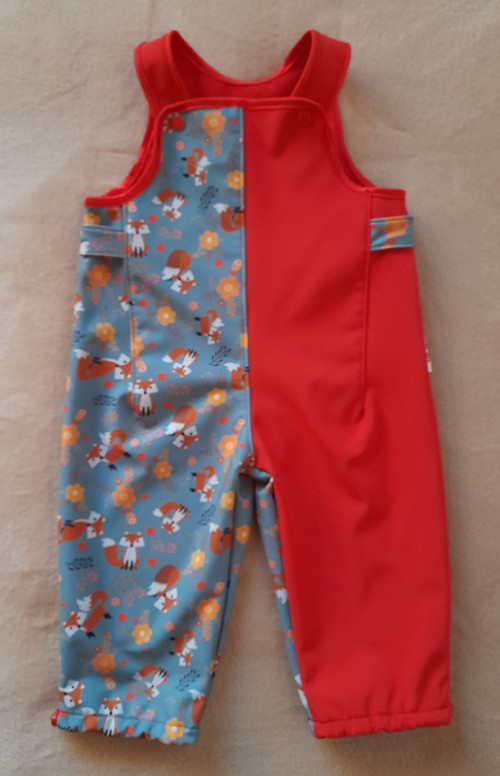 Zimní softshell. lacláče - lišky - vel. 80 — foto 4