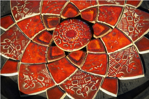 Mandala z keramických komponentů 26 — foto 3